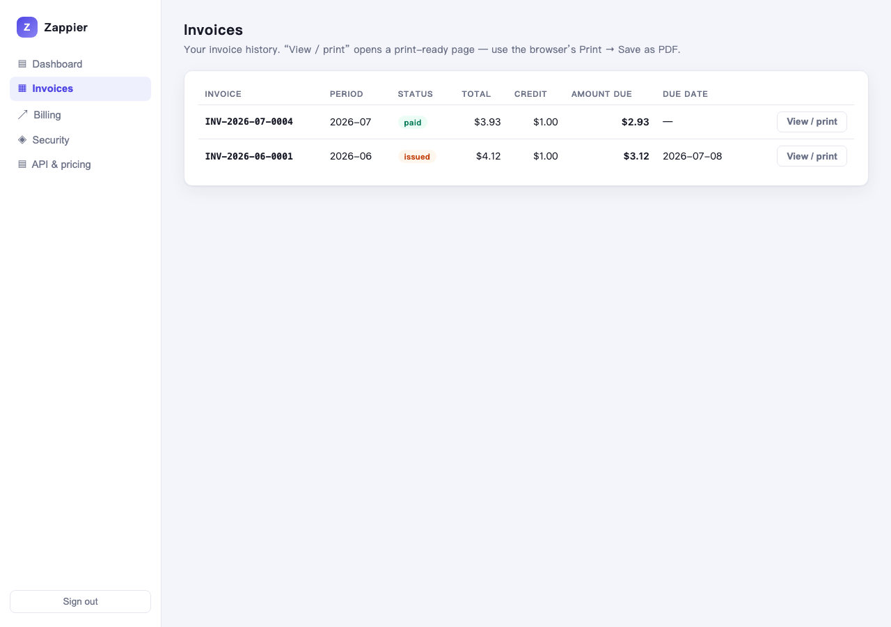 Invoices