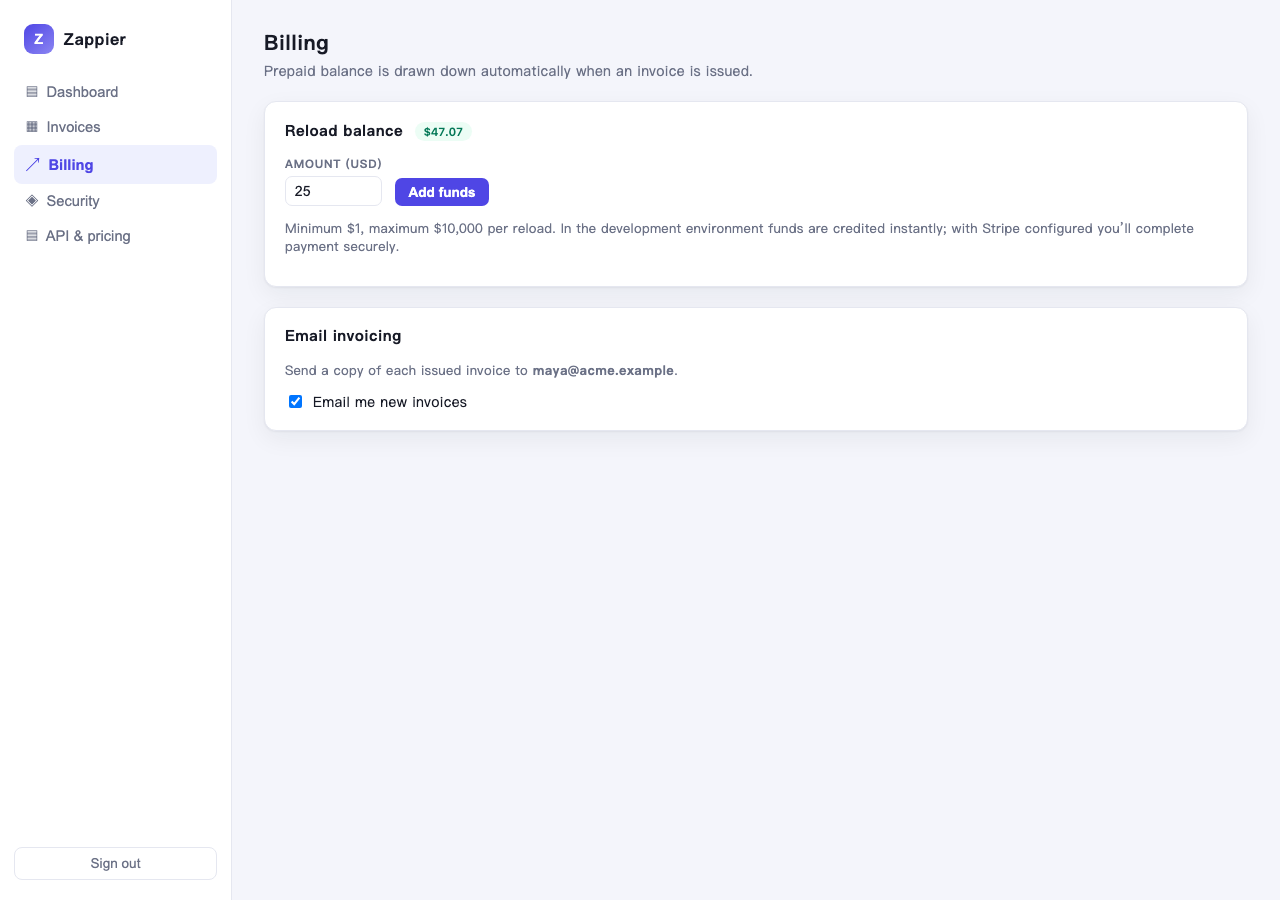Billing